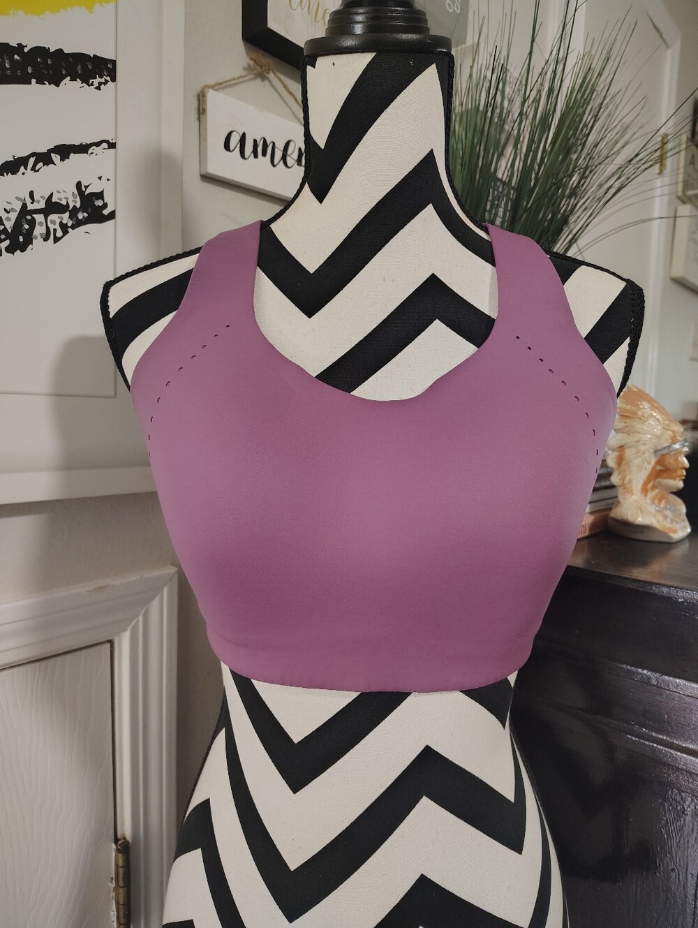 Lululemon AirSupport High Support Sports Bra - Vintage Plum Vivid Plum 36DD - Picture 5 of 13
